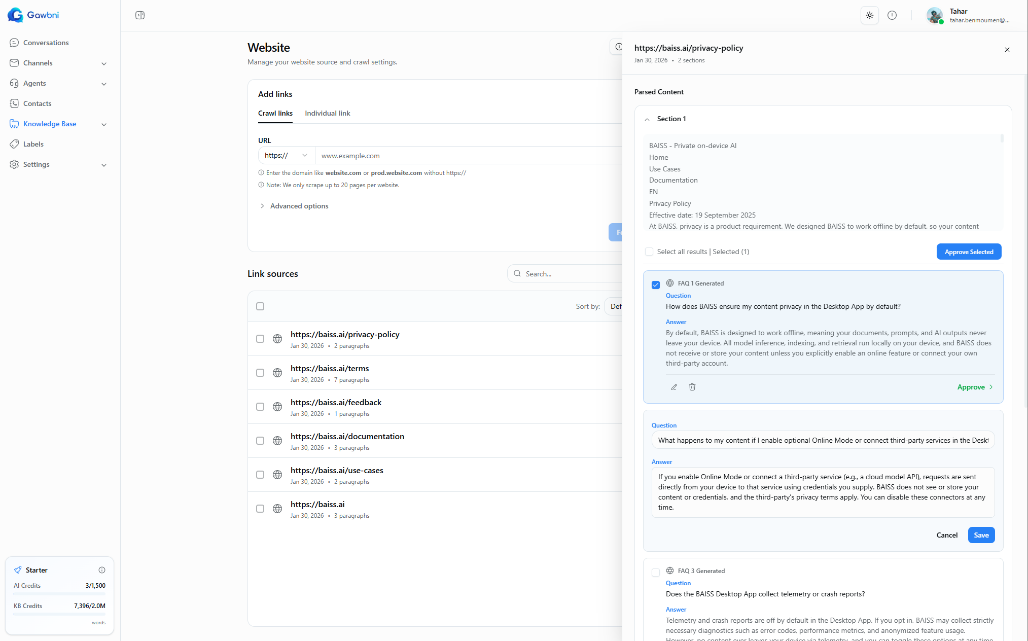 Truth Layer Dashboard